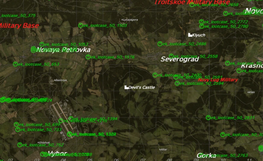 Choix des lieux de spawn